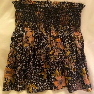 Zadig & Voltaire Strapless floral top